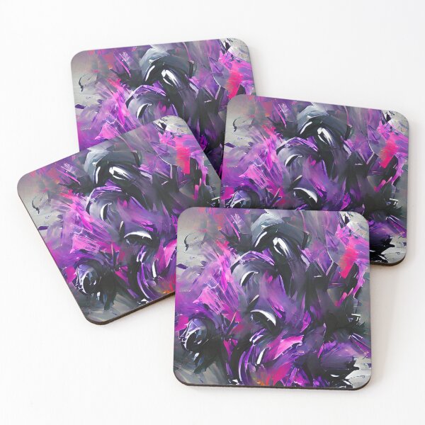Item preview, Black And Purple Abstract designed and sold by Baneen  Alethary.