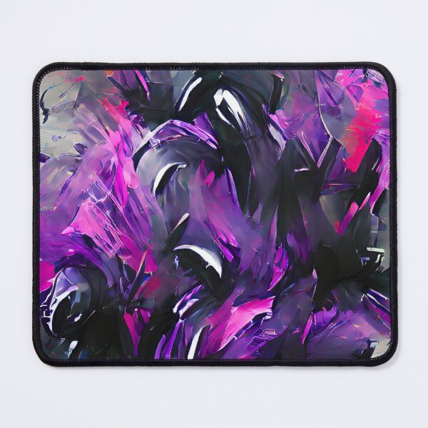 Item preview, Black And Purple Abstract designed and sold by Baneen  Alethary.
