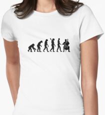 Evolution Cello Women's Fitted T-Shirt