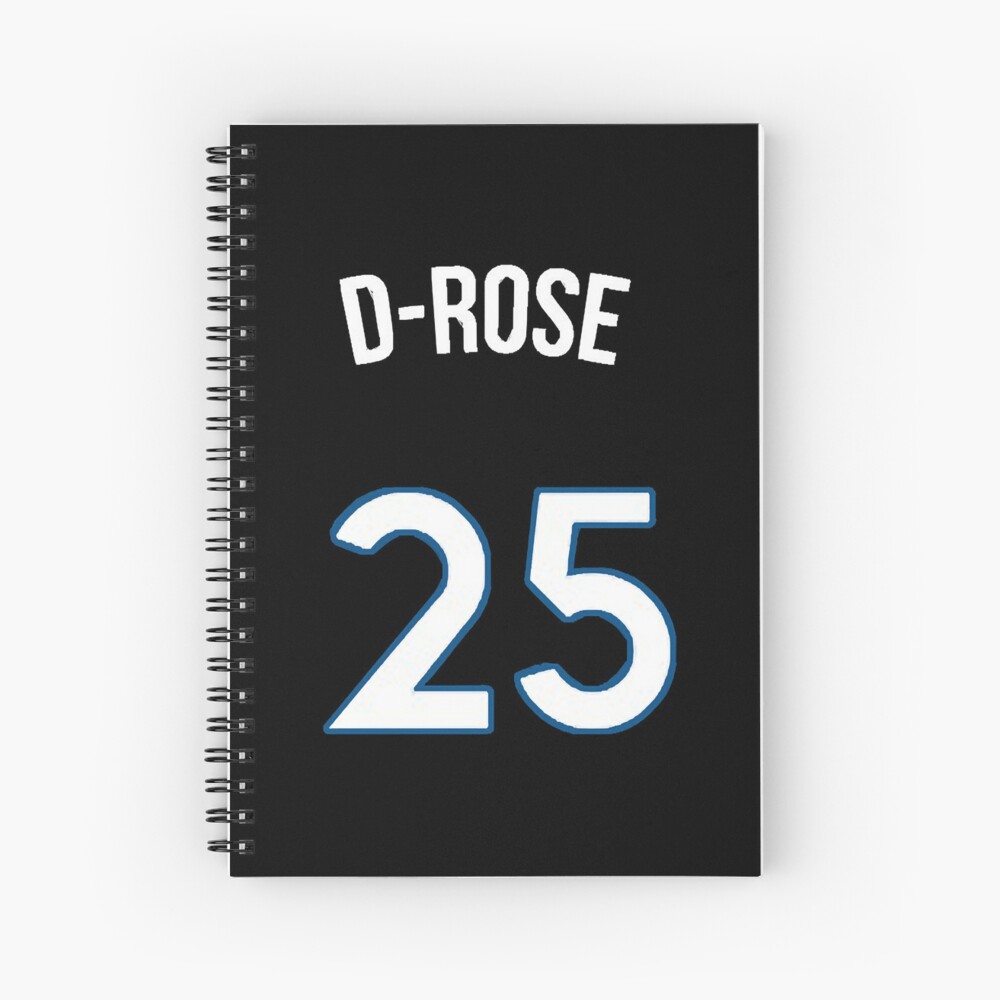 Derrick Rose 'D Rose' Nickname Jersey - Minnesota Timberwolves  Hardcover  Journal for Sale by aldblakeir