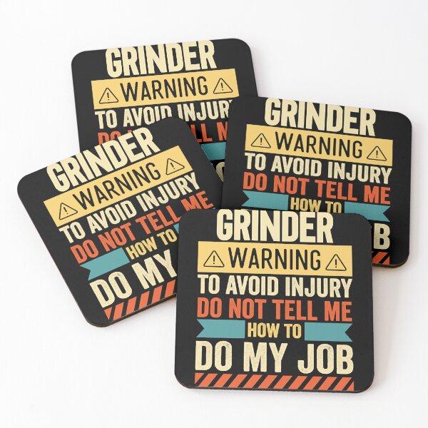Item preview, Grinder Warning  designed and sold by YuiMitati.