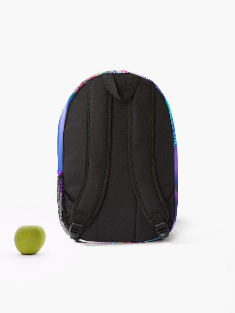 Thumbnail 2 of 3, Backpack, Light colors Fun Abstract designed and sold by CCC2021.