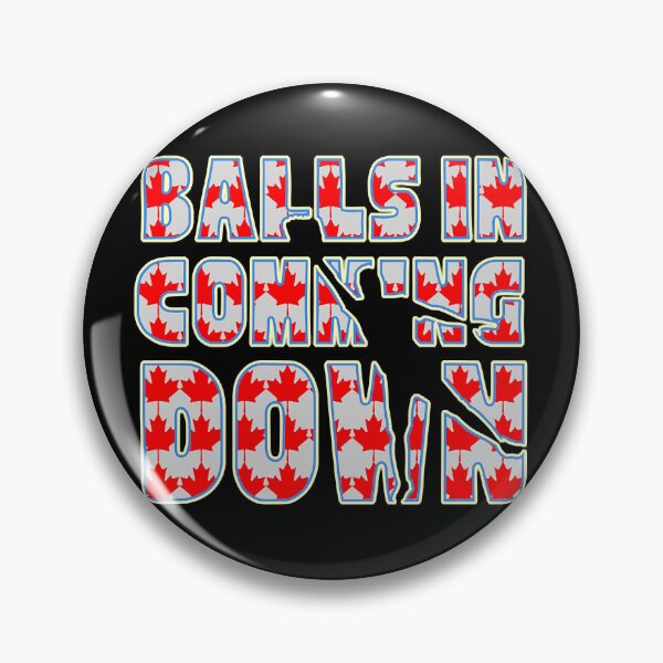 Item preview, Balls in coming down Canadian flag  designed and sold by ceerciliacor.
