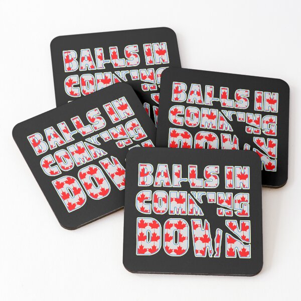 Item preview, Balls in coming down Canadian flag  designed and sold by ceerciliacor.