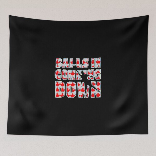 Item preview, Balls in coming down Canadian flag  designed and sold by ceerciliacor.