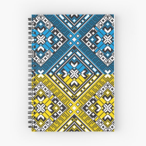 Item preview, Yellow and Blue Ukrainian Ornament, Flag of Ukraine designed and sold by boozkova-vorona.