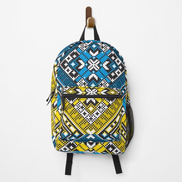 Item preview, Yellow and Blue Ukrainian Ornament, Flag of Ukraine designed and sold by boozkova-vorona.