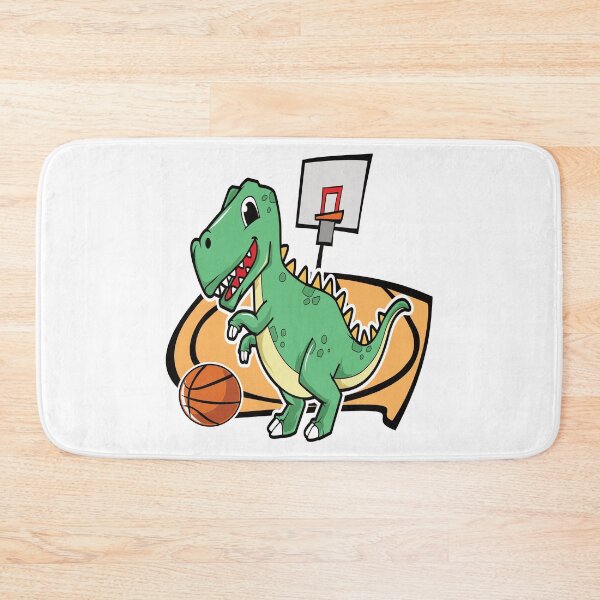 Item preview, Dinosaur Playing Basketball designed and sold by Rhu Creations.