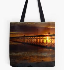 Ceduna Wharf at Sunset Tote Bag