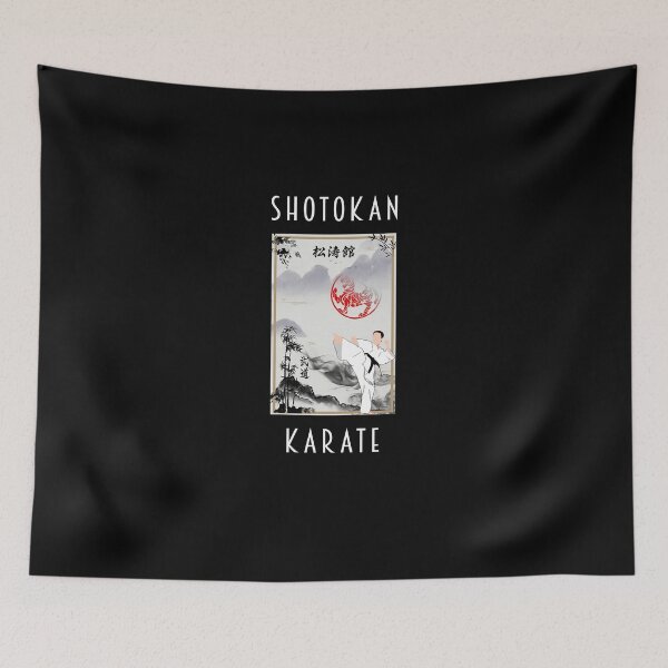 Item preview, Vintage Shotokan Budo Karateka, Retro Martial Arts Bushido Design designed and sold by Zanshin-Art.