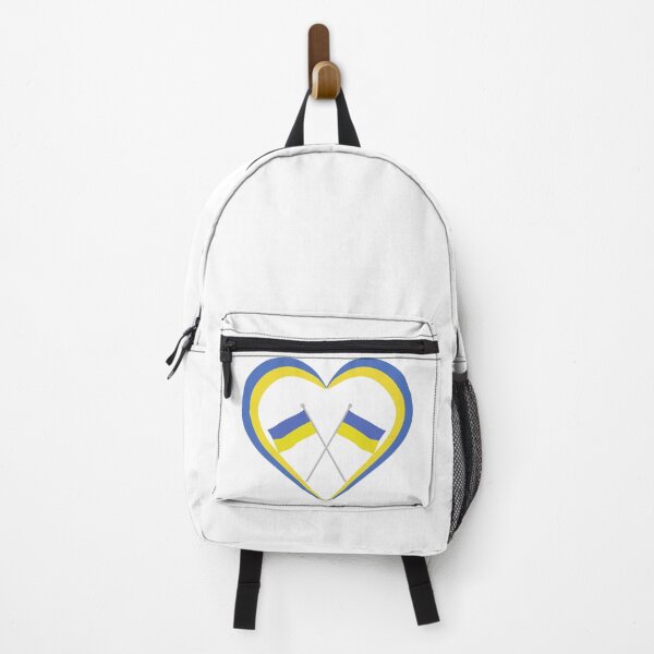 Item preview, Heart shaped Ukraine flag designed and sold by Sarashelle.