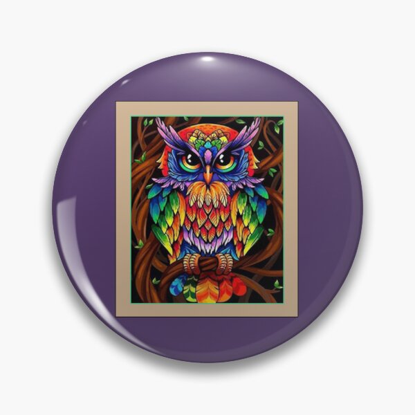 Item preview, Owl On Tree Pop Art designed and sold by VitezCrni.