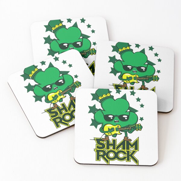 Item preview, Rockstar Shamrock And Roll Funny St Patrick Day Vintage  designed and sold by eddejosspa.