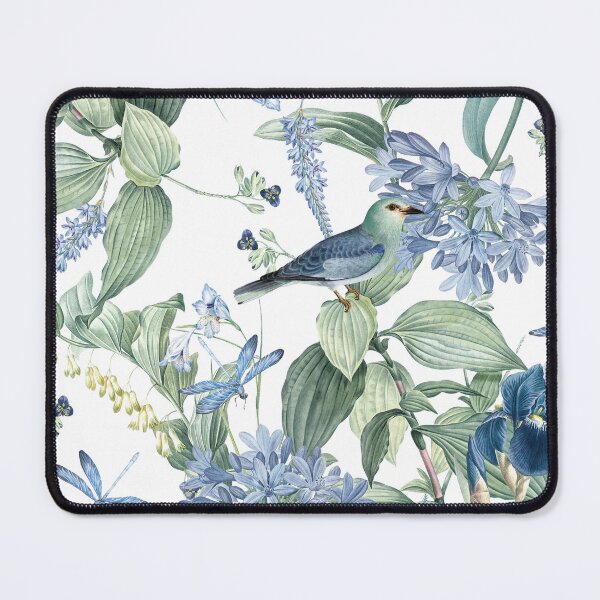 Item preview, Amazonian Exotic Wildlife Floral Garden on White designed and sold by meggydesigns.