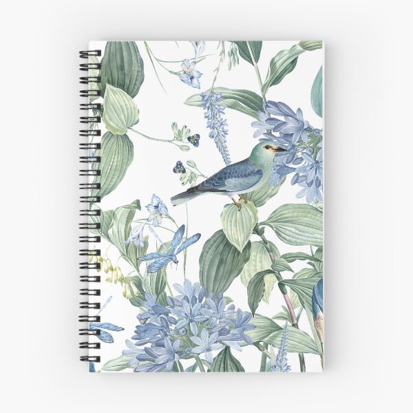 Item preview, Amazonian Exotic Wildlife Floral Garden on White designed and sold by meggydesigns.