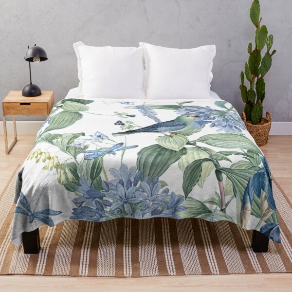 Item preview, Amazonian Exotic Wildlife Floral Garden on White designed and sold by meggydesigns.