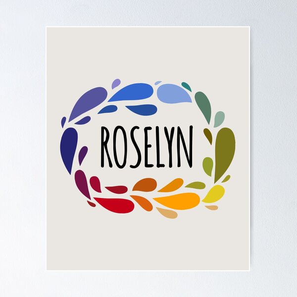 Item preview, Roselyn Name Cute Colorful Gift Named Roselyn designed and sold by kindxinn.