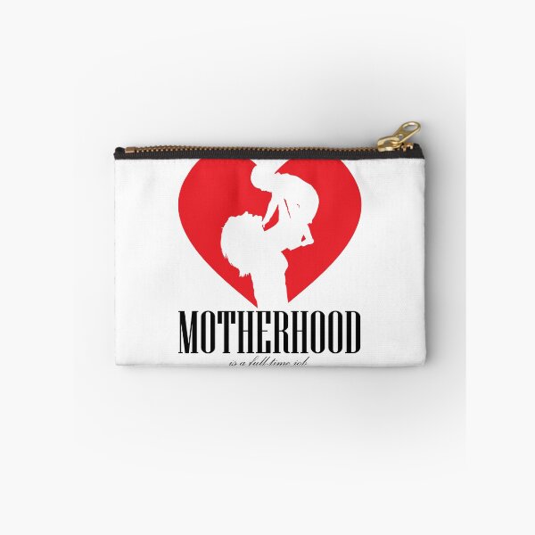 Item preview, MOTHERHOOD is a full-time job (white). designed and sold by JockArts.