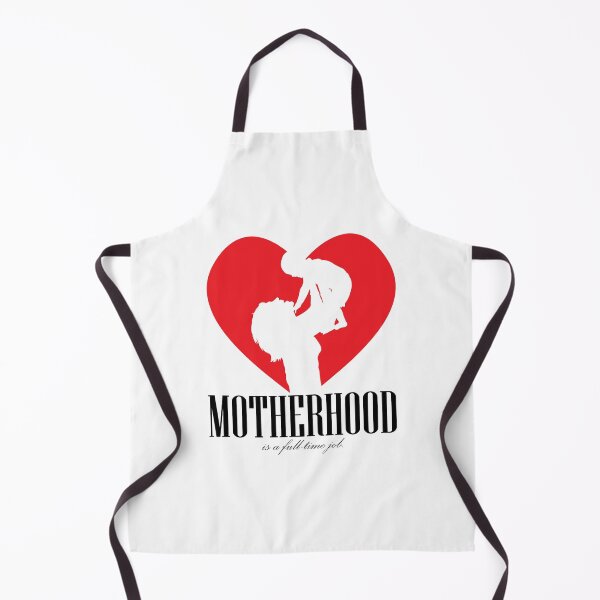 Item preview, MOTHERHOOD is a full-time job (white). designed and sold by JockArts.