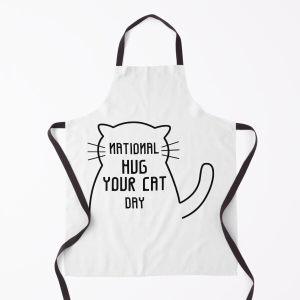 Item preview, Hug Me For Luck, National Hug Your Cat Day designed and sold by Ildar012.