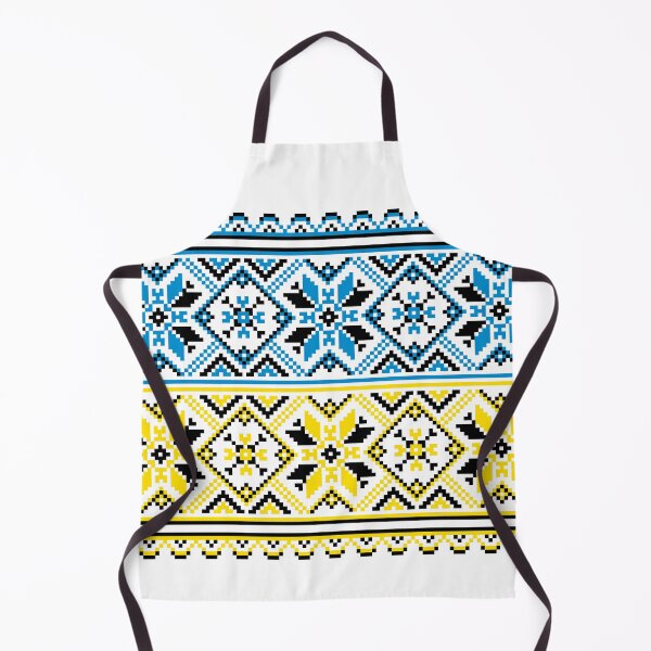 Item preview, Flag of Ukraine, Yellow and Blue Ukrainian Ornament designed and sold by boozkova-vorona.