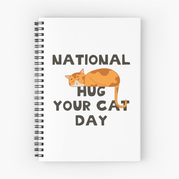 Item preview, Hug Me For Luck, National Hug Your Cat Day designed and sold by Ildar012.