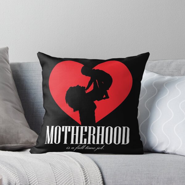Item preview, MOTHERHOOD is a full-time job (black). designed and sold by JockArts.