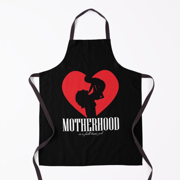 Item preview, MOTHERHOOD is a full-time job (black). designed and sold by JockArts.