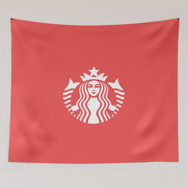 Item preview, Red Coffee Mermaid Girl Logo designed and sold by Adrianach1.