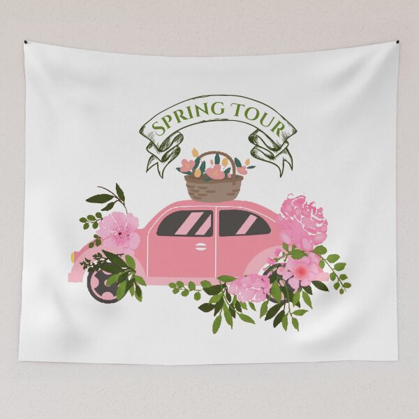 Item preview, Spring Tour Floral Car designed and sold by GraphicsClub.