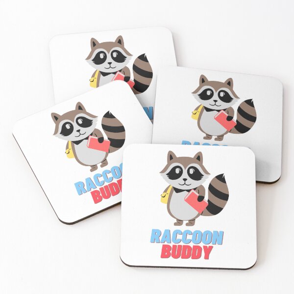 Item preview, Little Raccoon Buddy | Raccoon Cut | Raccoon To School designed and sold by stamppiyathat.