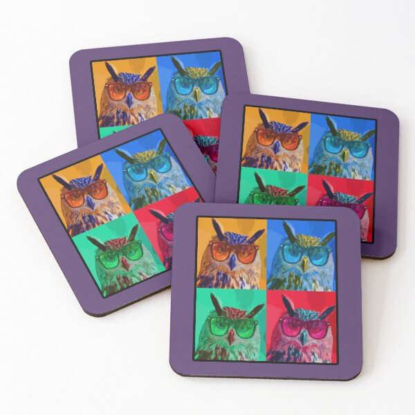 Item preview, Four Owls Pop Art designed and sold by VitezCrni.