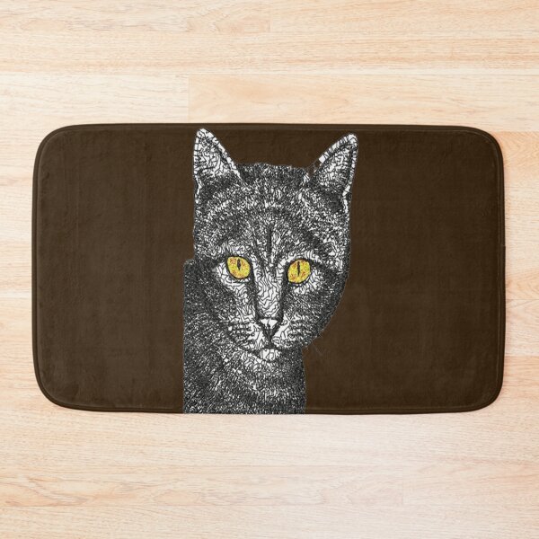 Item preview, Machine Embroidery, Beautiful Embroidered Kitty Cat for the Cat Lover, Stitch crafting, unique embroidered art designed and sold by RudolphBarnard.