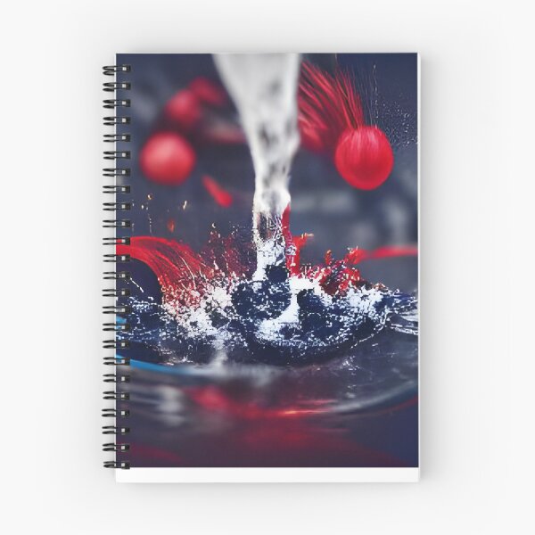 Item preview, AQUEOUS ART - BLUE, RED, WHITE designed and sold by AqueousAI.