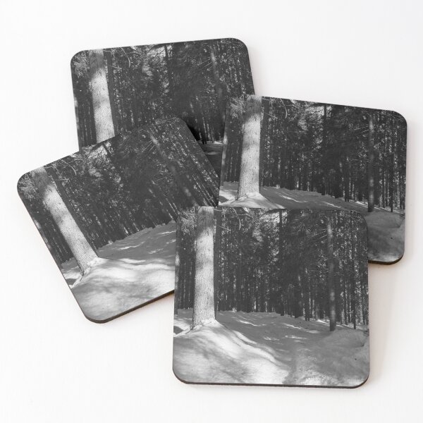 Item preview, The Path through Snow bw. Seitseminen March 2022 designed and sold by Jouko Lehto Photography.