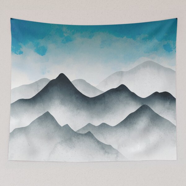 Item preview, Abstract Mountain Art designed and sold by virillanissa.