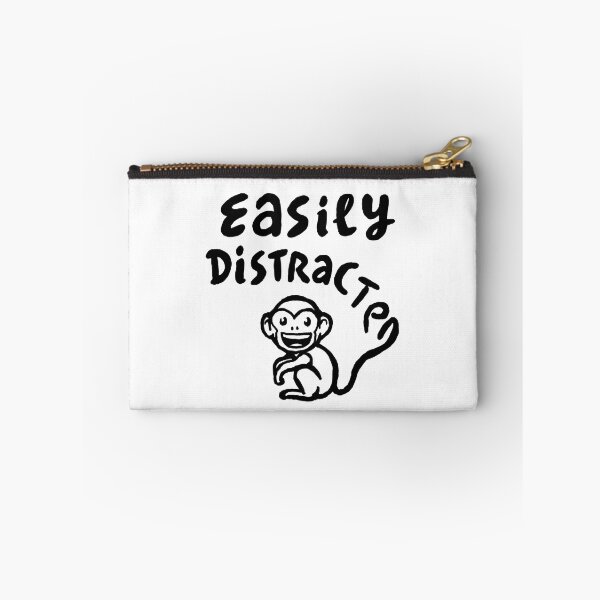 Item preview, Easily distracted (black) designed and sold by pencilpepper.