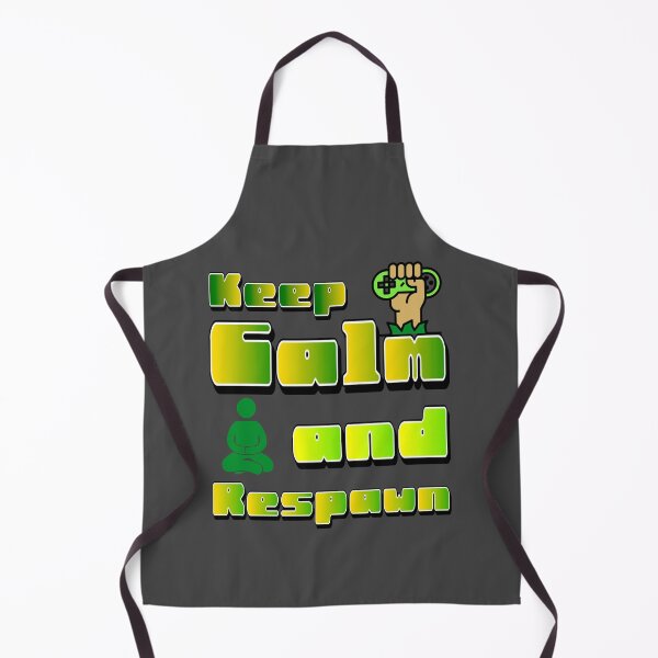 Item preview, Keep calm and respawn . Funny, gaming meme. designed and sold by AEROSPACE-IND.