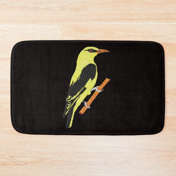Item preview,  Machine embroidery, Beautiful Yellow Embroidered Bird for the Bird Lover, Stitch crafting, unique embroidered art designed and sold by RudolphBarnard.