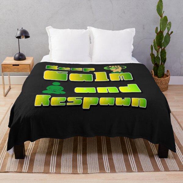 Item preview, Keep calm and respawn . Funny, gaming meme. designed and sold by AEROSPACE-IND.