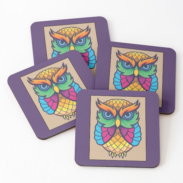 Item preview, Serious Owl Pop Art designed and sold by VitezCrni.
