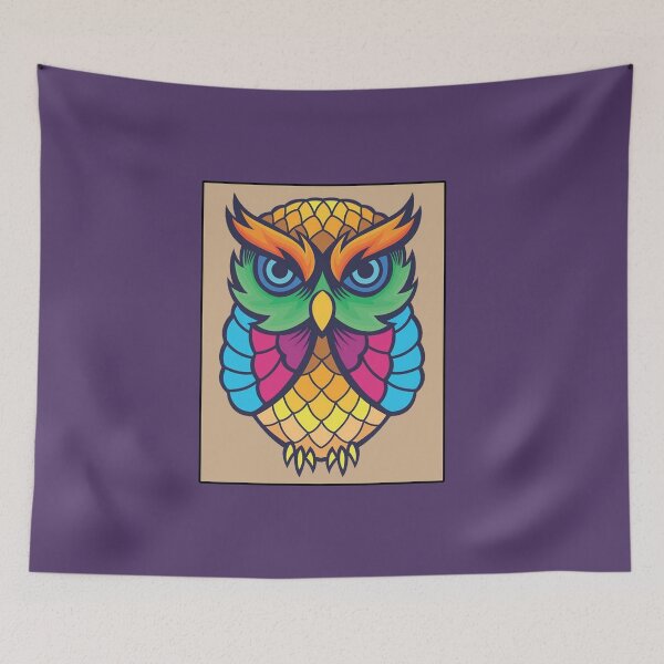 Item preview, Serious Owl Pop Art designed and sold by VitezCrni.
