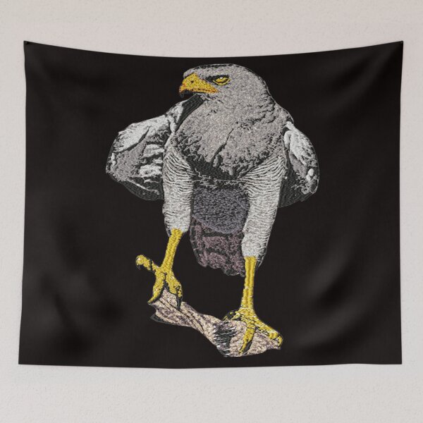 Item preview, Machine embroidery, Exquisitely Embroidered Eagle for the Nature Lover, Stitch crafting, unique embroidered art designed and sold by RudolphBarnard.