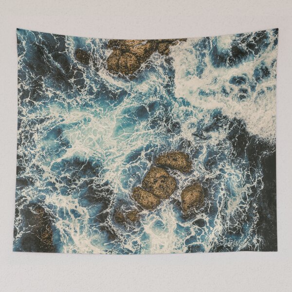 Item preview, Ocean Waves Crashing on Rocks Prints, Cards & Posters. designed and sold by Nils Petter Stein.
