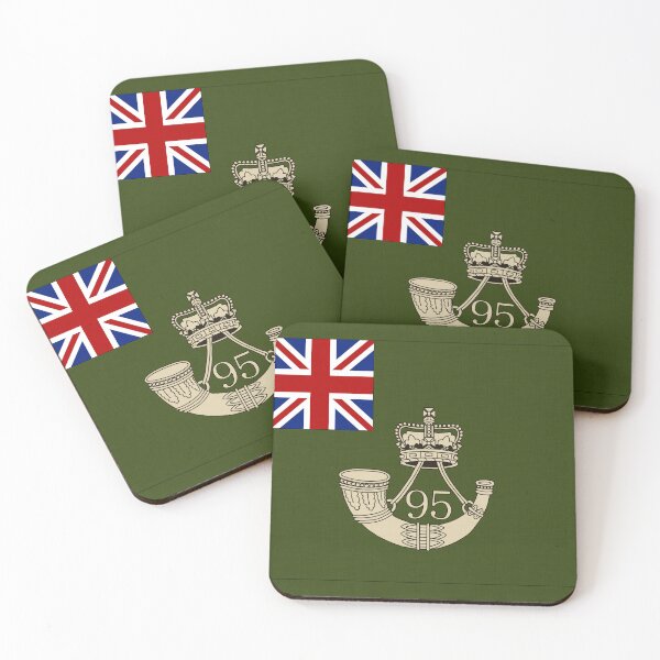 Item preview, Napoleonic British flag of the 95th Rifles designed and sold by SimonBauwelinck.