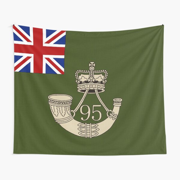 Item preview, Napoleonic British flag of the 95th Rifles designed and sold by SimonBauwelinck.