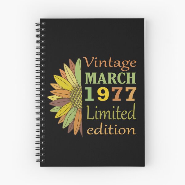Item preview, vintage march 1977 limited edition, 45 Year Old Gifts Vintage 1977 Limited Edition 45th Birthday designed and sold by SimoSaladain.