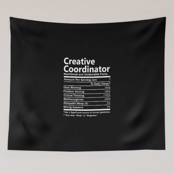 Item preview, Creative Coordinator  T Shirt - Nutrition Factors Job Gift Item Tee designed and sold by wardorion9.