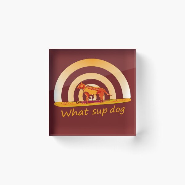 Item preview, What sup dog orange designed and sold by Pauletart.