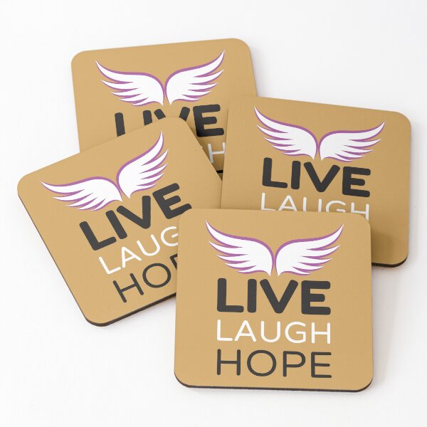 Item preview, Live Laugh Hope - Short Motivational Quote | Colorful Fashion Hope Typography designed and sold by Delandor.